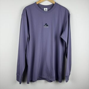 Nike ACG Lungs Men's Long-Sleeve T-Shirt DR7753-509 Purple Size Small Gorpcore